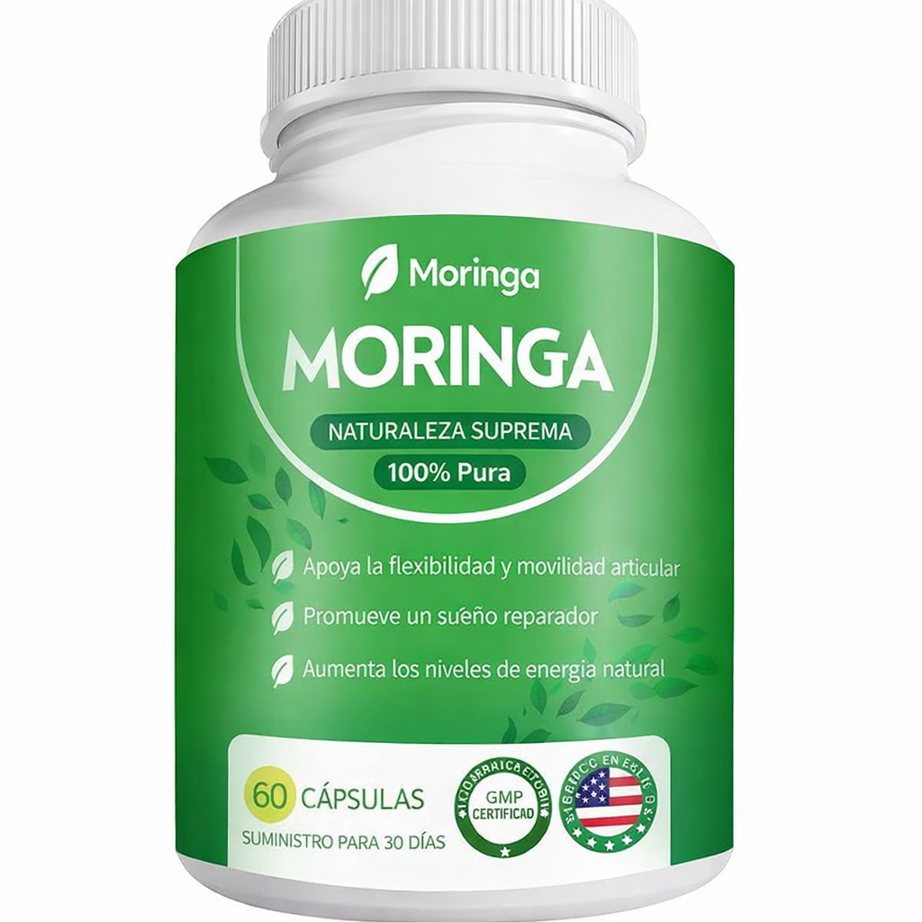 Cápsulas de Polvo de Moringa