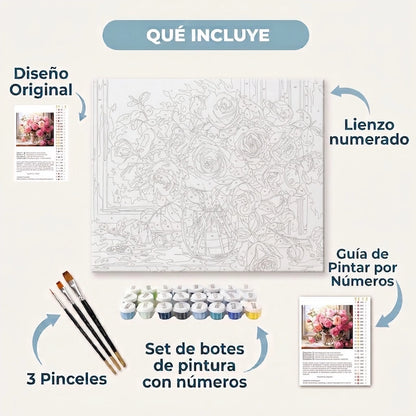 Rosas Eternas | Pinta por Números
