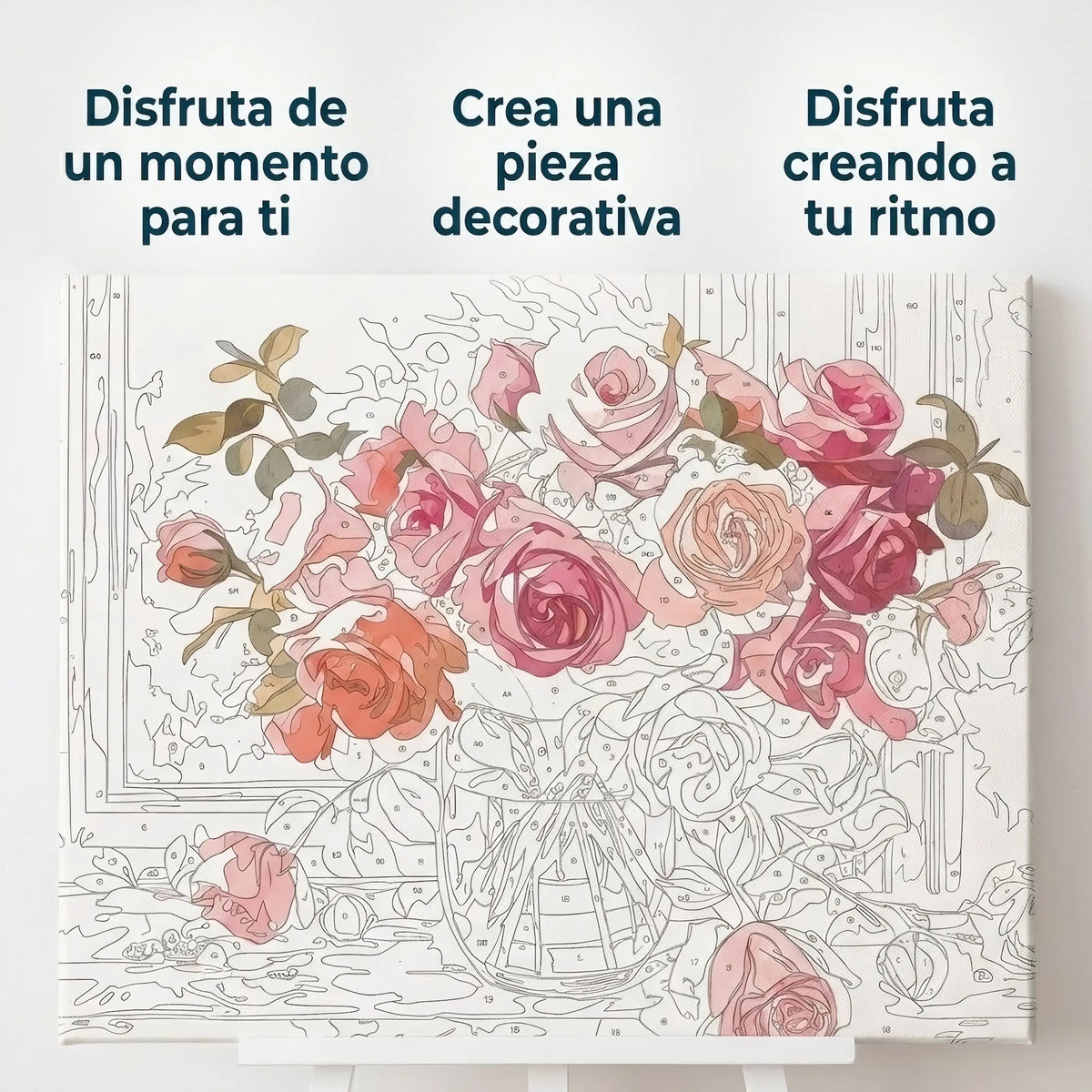Rosas Eternas | Pinta por Números