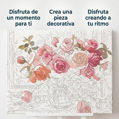 Rosas Eternas | Pinta por Números