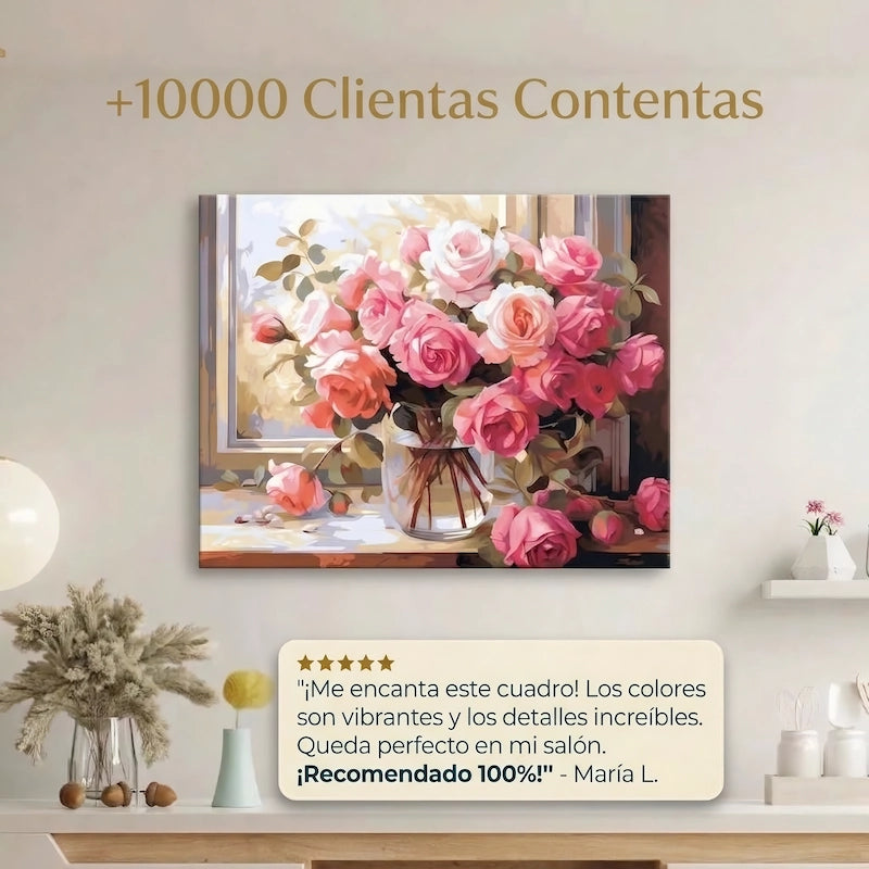 Rosas Eternas | Pinta por Números