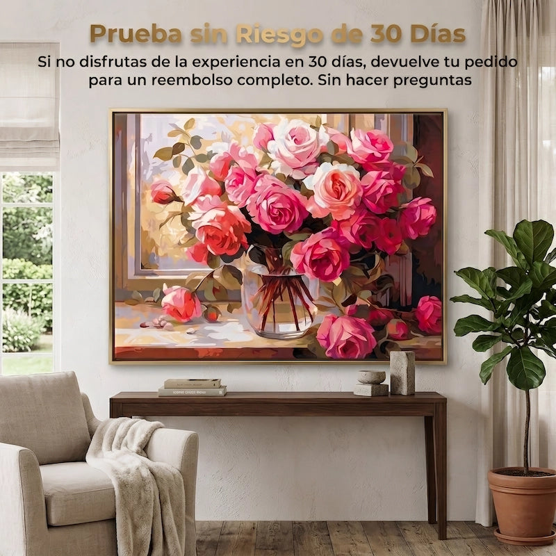 Rosas Eternas | Pinta por Números