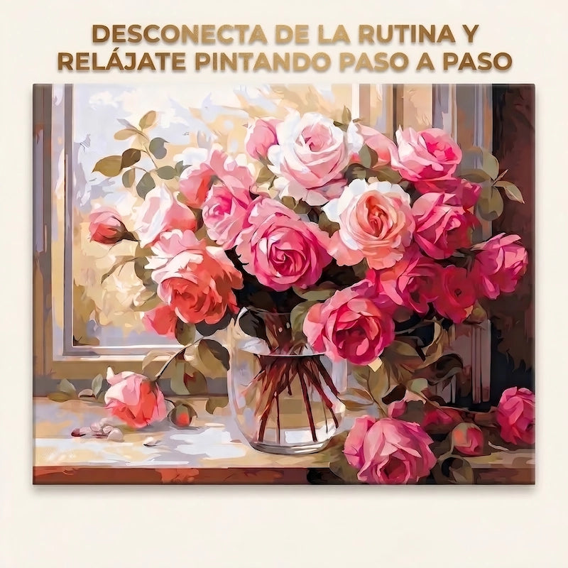Rosas Eternas | Pinta por Números