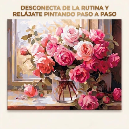 Rosas Eternas | Pinta por Números